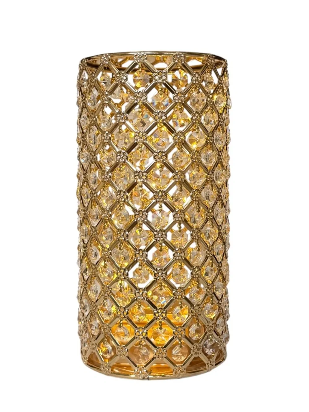 Valerie Parr Hill Gold Multi Faceted Brilliance 11” Hurricane